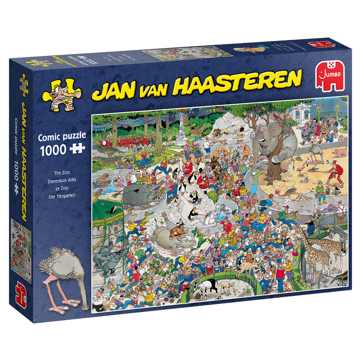 Der Zoo 1000 Teile Puzzle von Jumbo Spiele Jan van Haasteren 