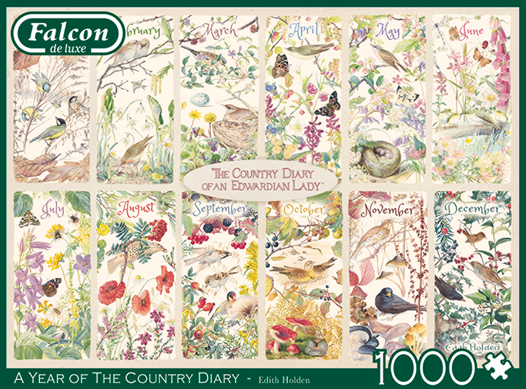 Country Diary Jumbo Falcon De Luxe Jigsaw Puzzle 1000 Pieces   'WEEKEND SALE' 