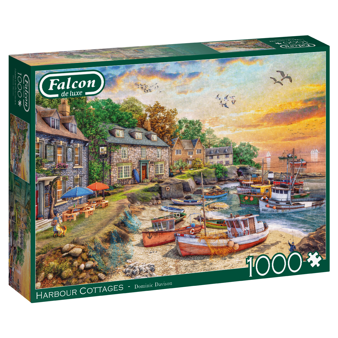 Falcon/Jumbo Noël Box 3-3x1000pc Jigsaw Puzzle 