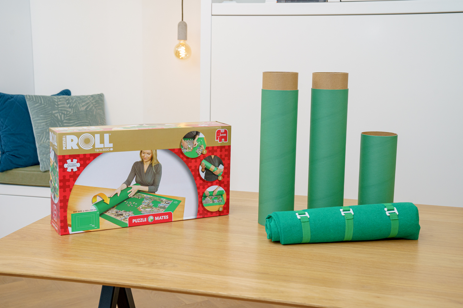 Aufbewahrungsmatte 1500-3000 Stück Puzzle  Roll-Up Mat Jigsaw Jumbo Kinder Spiel 